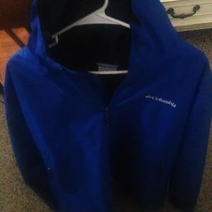 2021 Royal Blue Winter Rain Coat Columbia,brand ne